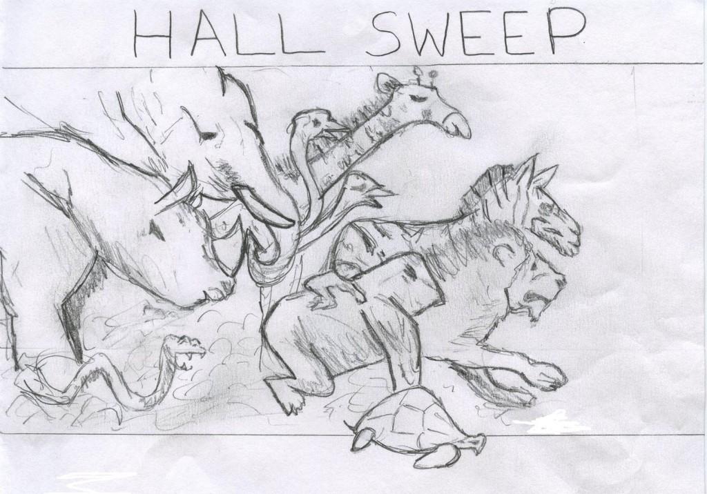 Hall Sweep Stampede