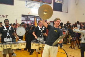 The Band brings the noise - albeit mellifluous noise - to every Pep Rally.