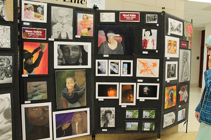 Some of the art on display at this years annual art show. 
