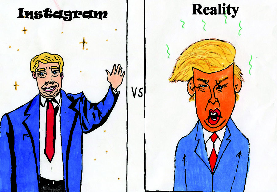 Instagram vs. Reality: Trump Edition