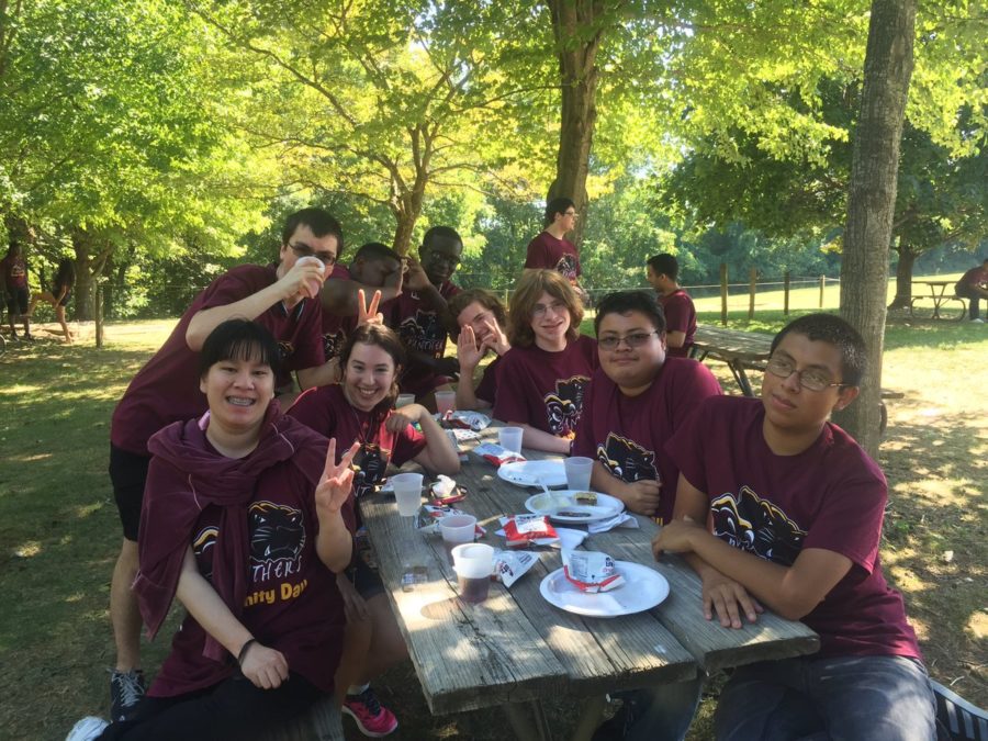 Picture from 2017 Senior Unity day at Smokey Glen Farm