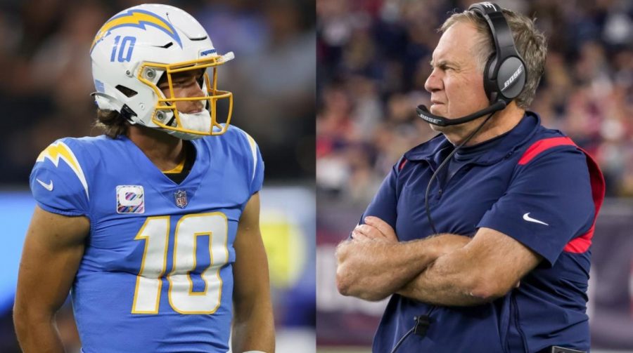 Justin Herbert and the Chargers take on Bill Belichick and the Patriots in a big Week 8 matchup in LA.