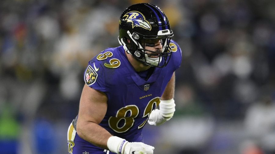 Mark+Andrews%2C+who+leads+all+NFL+tight+ends+in+receptions+and+touchdown+catches%2C+leads+the+Ravens+into+Cincinnati+on+Sunday.+