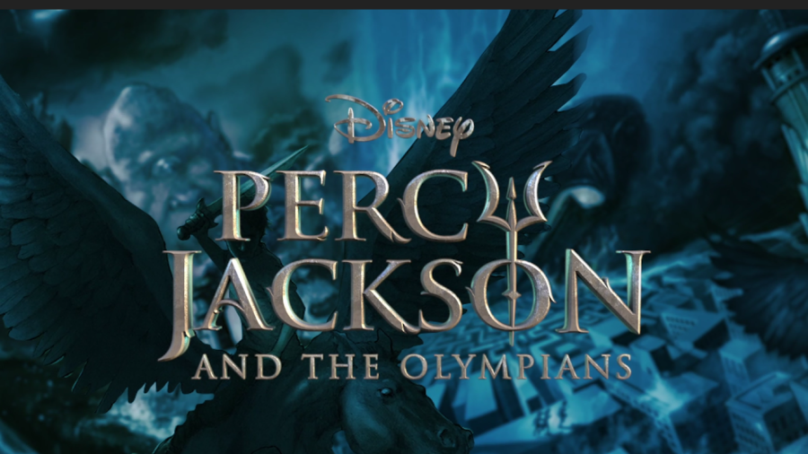 Tentative title card of the Percy Jackson and the Olympians book series.)