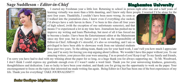 Senior Goodbyes