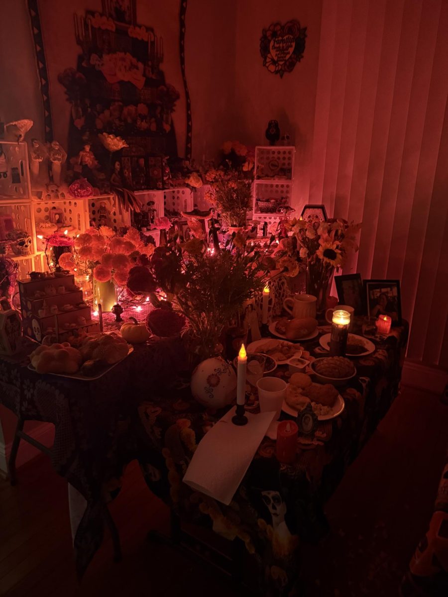 Each year my family creates an ofrenda to celebrate the lives of those who have passed. 