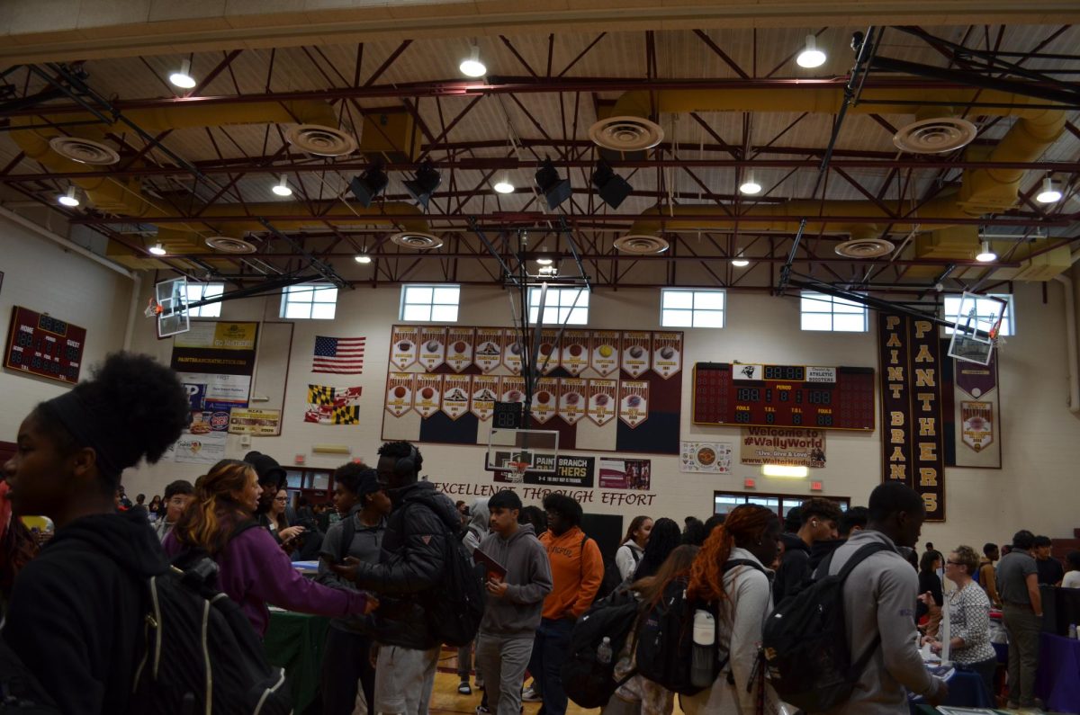A lot of students (approximately 545) attended the College Fair.