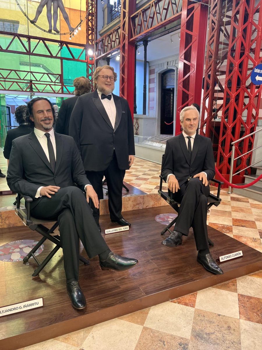 A wax museum in Mexico featuring Guillermo del Toro, Alejandro González Iñárritu, and Alfonso Cuarón 